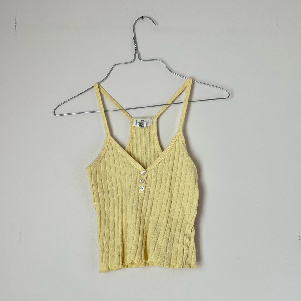 Yellow Buttoned Blouse